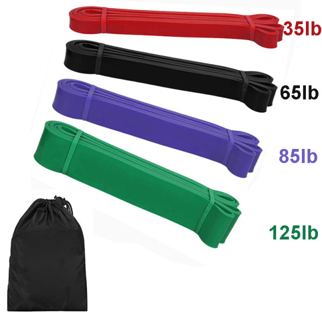 Bandes élastiques de traction en caoutchouc, boucle de résistance, ensemble d'entraînement de gymnastique à domicile, extensible, renforcer