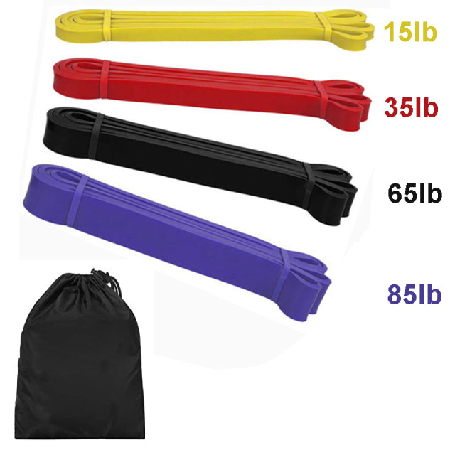 Bandes élastiques de traction en caoutchouc, boucle de résistance, ensemble d'entraînement de gymnastique à domicile, extensible, renforcer