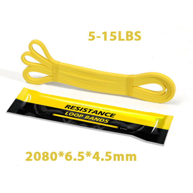 Bandes élastiques de traction en caoutchouc, boucle de résistance, ensemble d'entraînement de gymnastique à domicile, extensible, renforcer
