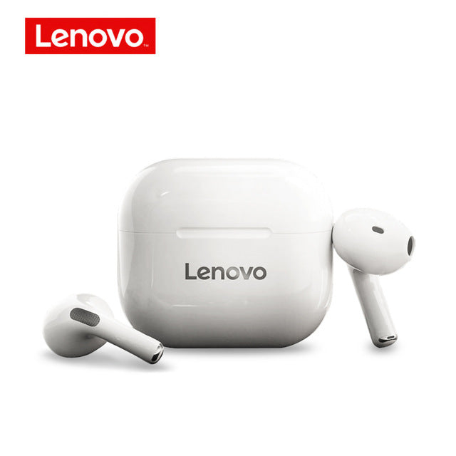 Lenovo – écouteurs sans fil LP40 TWS bluetooth 5.0, double stéréo, réduction du bruit, commande tactile, basses, longue durée de veille, nouveau, originaux