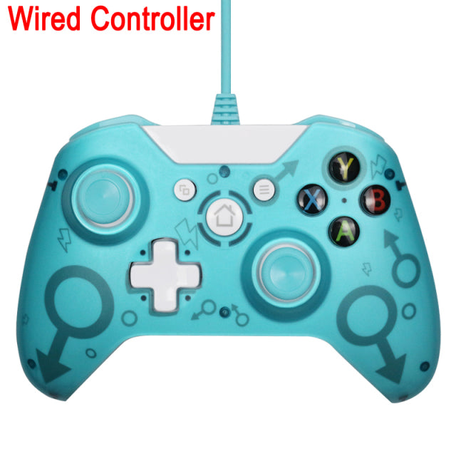 Manette de jeu filaire/sans fil pour Xbox One Slim, pour Console PC, contrôleur de jeu, Joystick