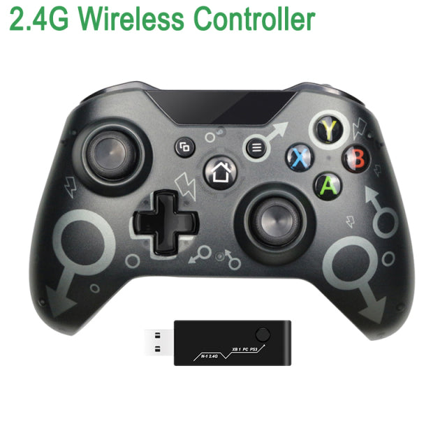 Manette de jeu filaire/sans fil pour Xbox One Slim, pour Console PC, contrôleur de jeu, Joystick