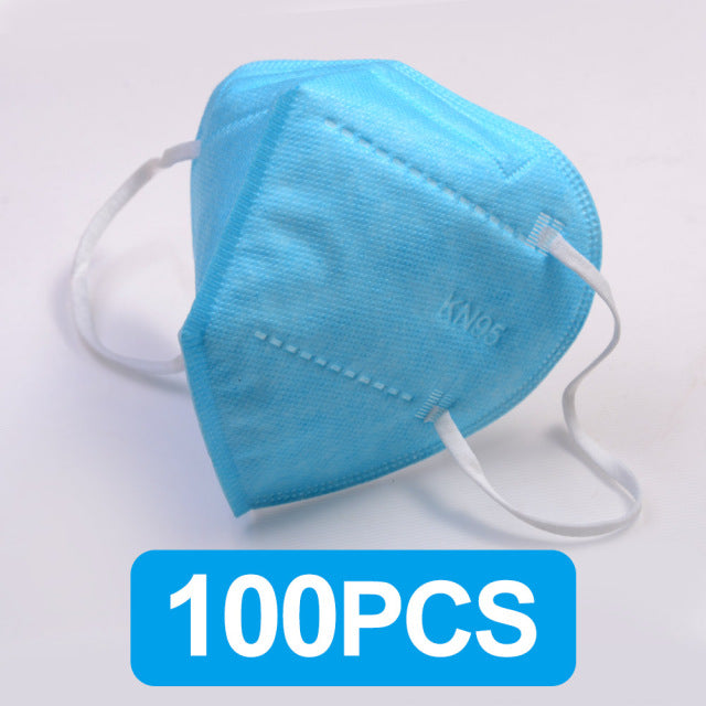 1-100PCS KN95 Masques ffp2mask 5 Couches Bouche Masque FFP2 KN95 Respirateur FPP2 Masque FFP 2 Protecteur Mascarillas Masken CE