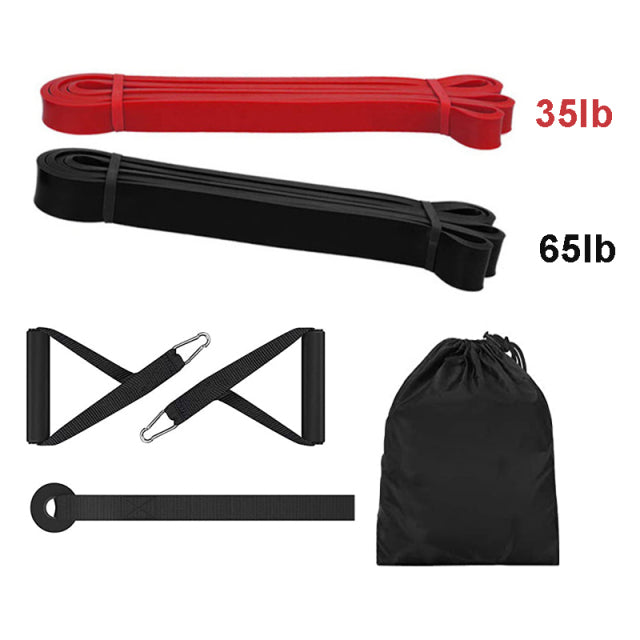 Bandes élastiques de traction en caoutchouc, boucle de résistance, ensemble d&#39;entraînement de gymnastique à domicile, extensible, renforcer