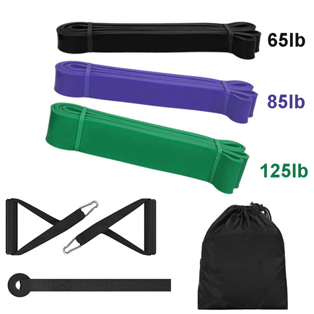 Bandes élastiques de traction en caoutchouc, boucle de résistance, ensemble d&#39;entraînement de gymnastique à domicile, extensible, renforcer