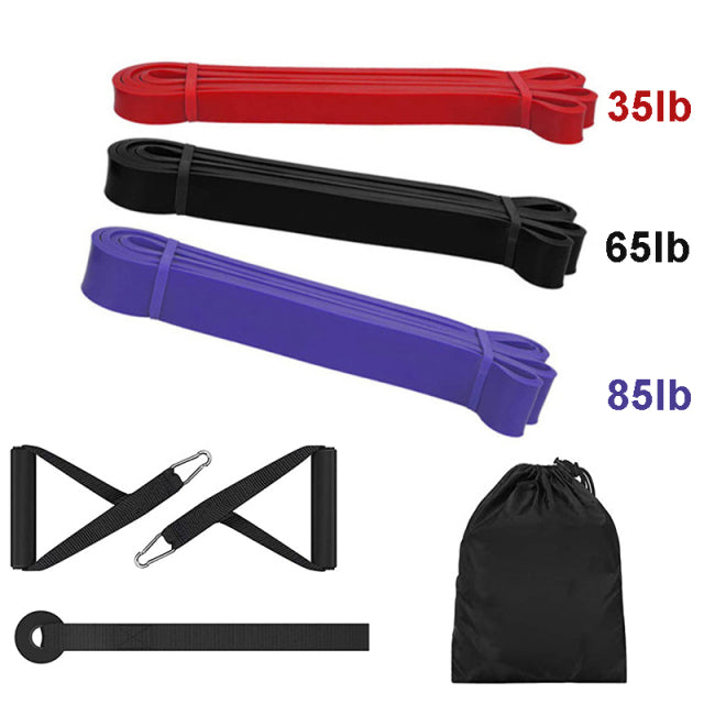 Bandes élastiques de traction en caoutchouc, boucle de résistance, ensemble d&#39;entraînement de gymnastique à domicile, extensible, renforcer