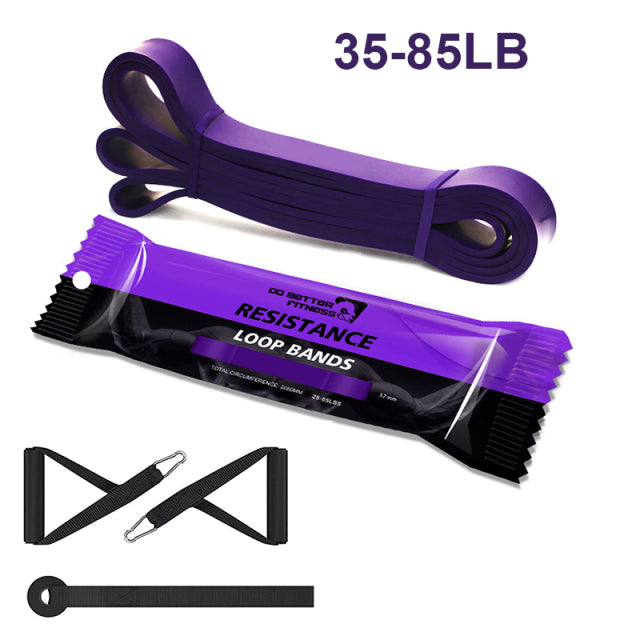 Bandes élastiques de traction en caoutchouc, boucle de résistance, ensemble d&#39;entraînement de gymnastique à domicile, extensible, renforcer