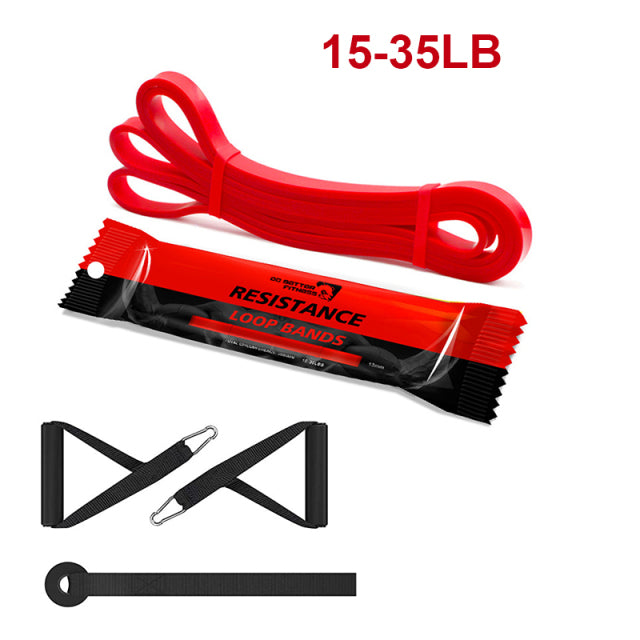 Bandes élastiques de traction en caoutchouc, boucle de résistance, ensemble d&#39;entraînement de gymnastique à domicile, extensible, renforcer