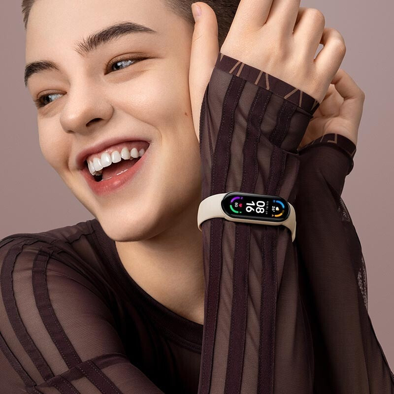Xiaomi Mi Band 6 Smart Bracelet 1.56 AMOLED Display Blood Oxygen Fitness Traker Heart Rate Bluetooth Waterproof Miband 6
