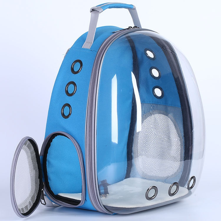 Astronaut Window Bubble Carrying Travel Bag Breathable Space Capsule Transparent Pet Carrier Bag Dog Cat Backpack