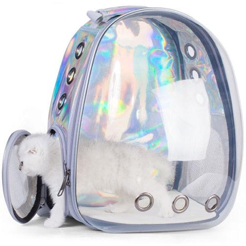 Astronaut Window Bubble Carrying Travel Bag Breathable Space Capsule Transparent Pet Carrier Bag Dog Cat Backpack