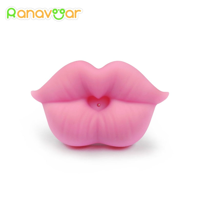 Silicone Funny Nipple Mustache Pacifier Baby Soother Toddler Orthodontic Nipples Red Kiss Lips Teether Baby Feeding