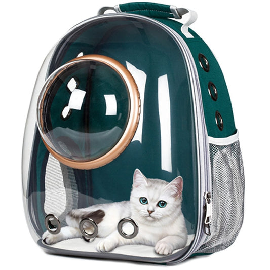 Astronaut Window Bubble Carrying Travel Bag Breathable Space Capsule Transparent Pet Carrier Bag Dog Cat Backpack