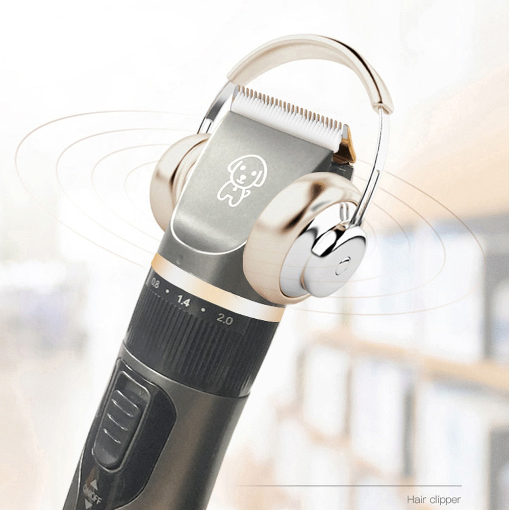 Dog Hair Clippers Electric Cat Grooming Trimmer Professional Rechargeable Low-Noise Pet shop dedicated Cutter Hair Shaver Kit