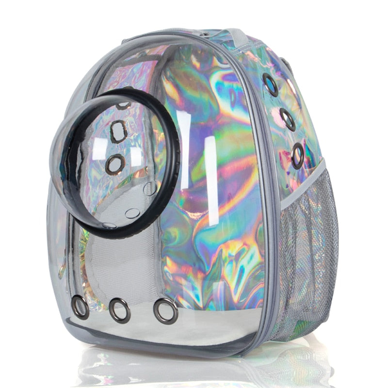 Astronaut Window Bubble Carrying Travel Bag Breathable Space Capsule Transparent Pet Carrier Bag Dog Cat Backpack