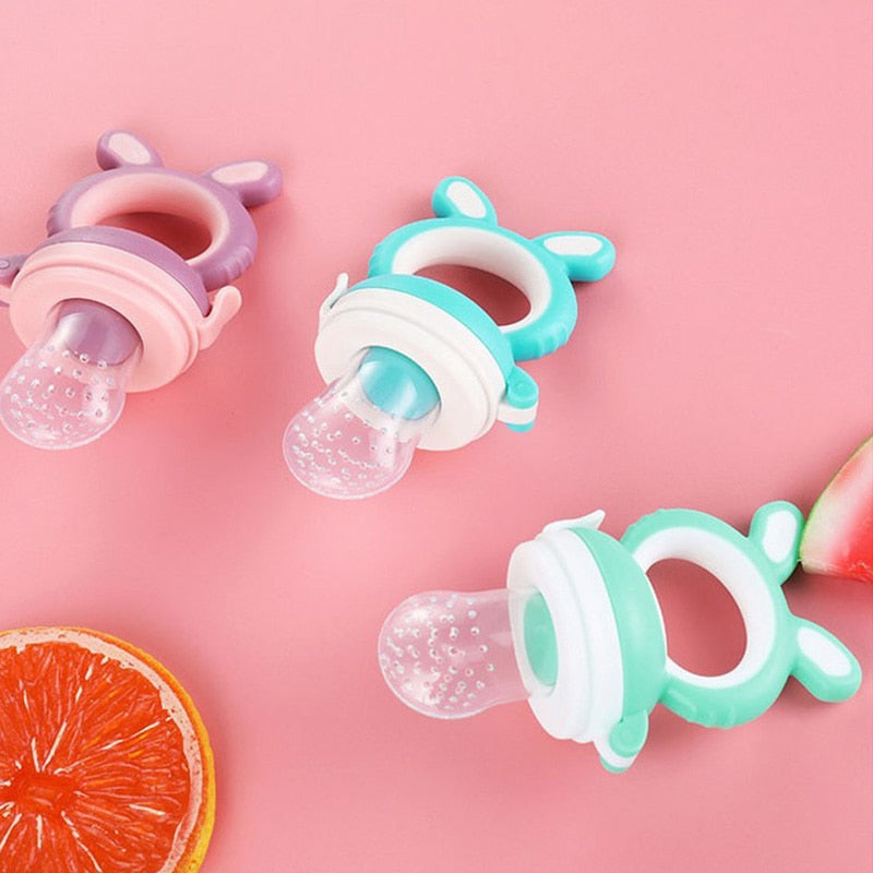 Fresh Fruit Food Safe Baby Pacifiers Feeder Fruit feeding baby food container Pacifier Bottles Baby bottle Kid Fruit Nipple Teat