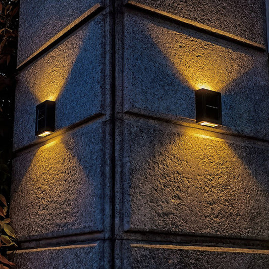 Lampe LED solaire intelligente, imperméable, luminaire décoratif d&#39;extérieur, idéal pour un jardin, un balcon, une cour ou une rue, 4 unités