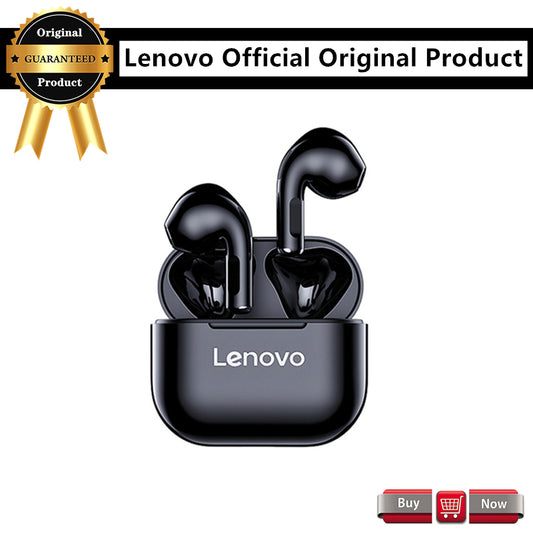 Lenovo – écouteurs sans fil LP40 TWS bluetooth 5.0, double stéréo, réduction du bruit, commande tactile, basses, longue durée de veille, nouveau, originaux