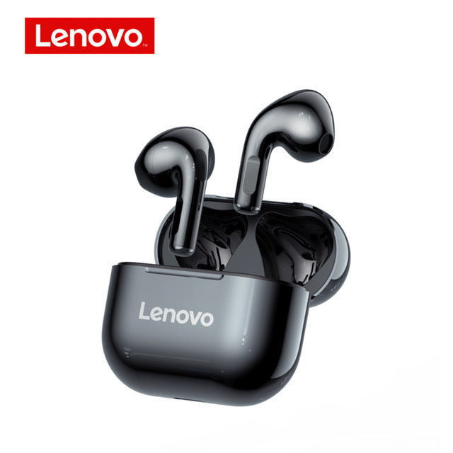 Lenovo – écouteurs sans fil LP40 TWS bluetooth 5.0, double stéréo, réduction du bruit, commande tactile, basses, longue durée de veille, nouveau, originaux