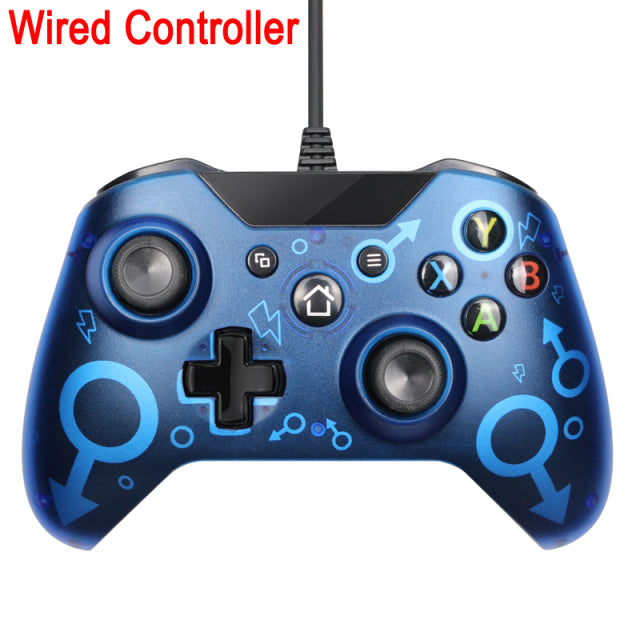 Manette de jeu filaire/sans fil pour Xbox One Slim, pour Console PC, contrôleur de jeu, Joystick