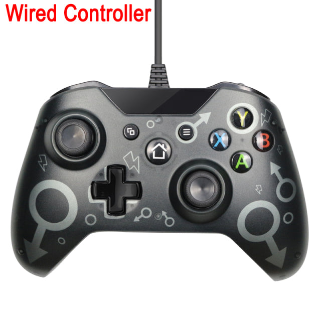 Manette de jeu filaire/sans fil pour Xbox One Slim, pour Console PC, contrôleur de jeu, Joystick