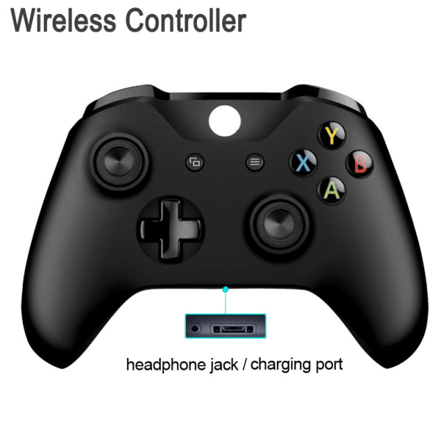 Manette de jeu filaire/sans fil pour Xbox One Slim, pour Console PC, contrôleur de jeu, Joystick