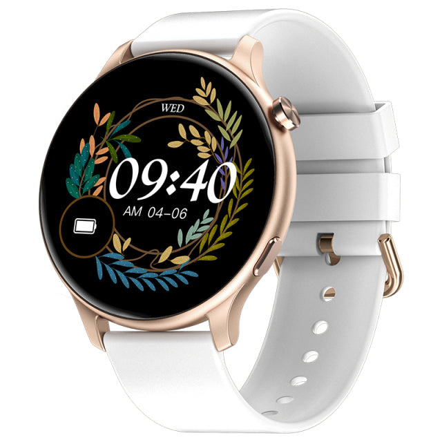 Montre connectée Bluetooth pour femmes, appels, plein écran tactile, étanche, moniteur de fréquence cardiaque, nouvelle mode 2022