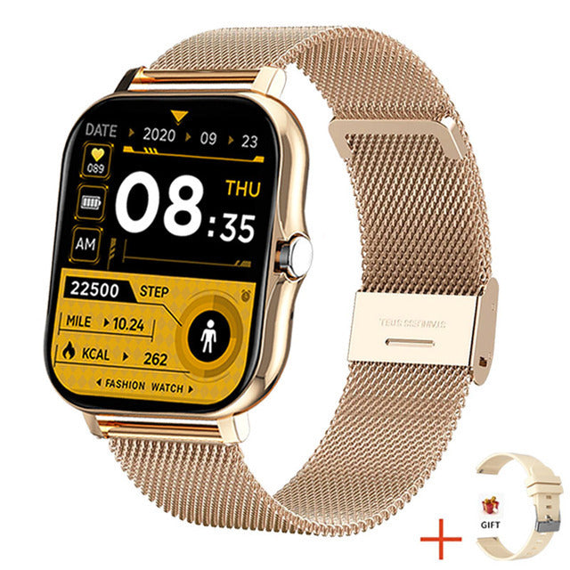 Montre connectée de Sport GTS 2 P8 plus pour hommes et femmes, entièrement tactile, moniteur de fréquence cardiaque, moniteur d&#39;activité physique, Bluetooth, appel, boîte incluse