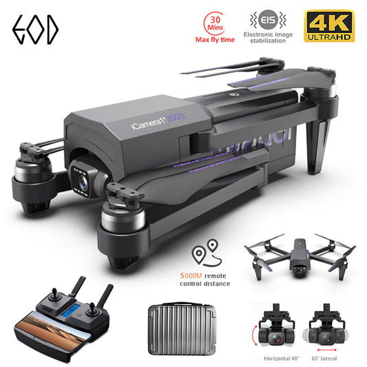 Nouveau Drone GOD GPS 4K caméra HD gps 5G Wifi Anti-secousse, cardan à 2 axes, moteur sans balais, 5KM RC, jouet, cadeaux, 2022