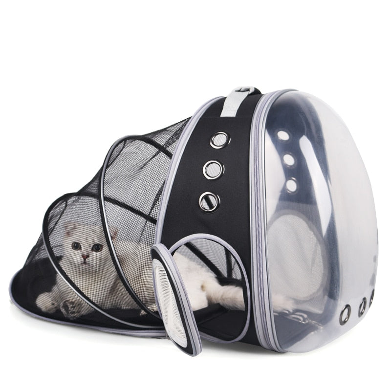 Astronaut Window Bubble Carrying Travel Bag Breathable Space Capsule Transparent Pet Carrier Bag Dog Cat Backpack