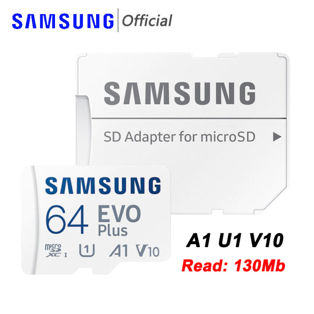 SAMSUNG – Carte micro SD EVO Plus, mémoire Flash TF, 4K, 128 go, 64 go, 32 go, 512 go, 256 go, 128 go, U1 U3