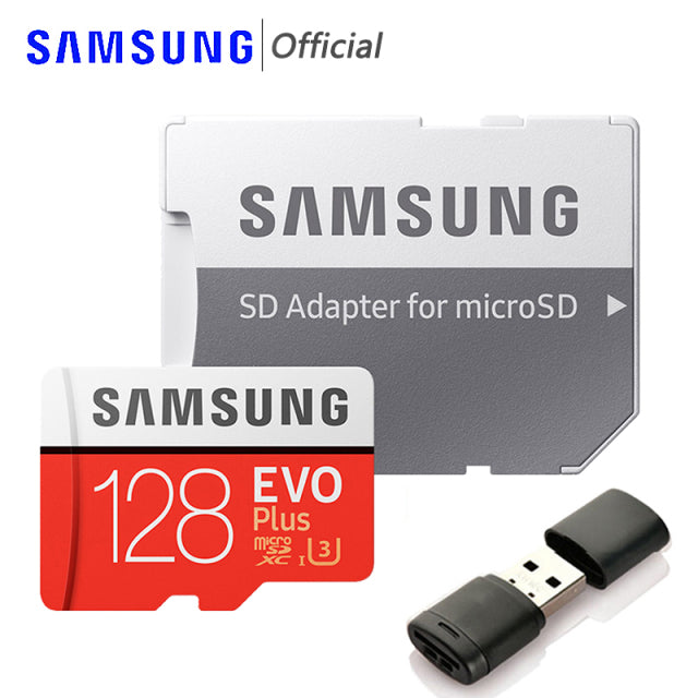 SAMSUNG – Carte micro SD EVO Plus, mémoire Flash TF, 4K, 128 go, 64 go, 32 go, 512 go, 256 go, 128 go, U1 U3