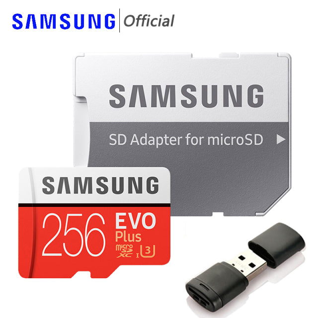 SAMSUNG – Carte micro SD EVO Plus, mémoire Flash TF, 4K, 128 go, 64 go, 32 go, 512 go, 256 go, 128 go, U1 U3