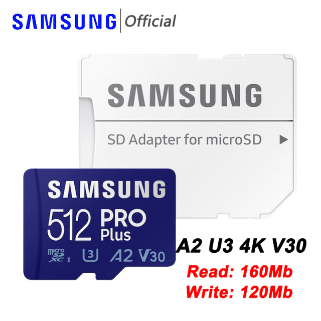 SAMSUNG – Carte micro SD EVO Plus, mémoire Flash TF, 4K, 128 go, 64 go, 32 go, 512 go, 256 go, 128 go, U1 U3