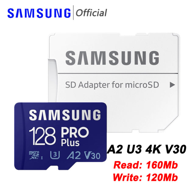 SAMSUNG – Carte micro SD EVO Plus, mémoire Flash TF, 4K, 128 go, 64 go, 32 go, 512 go, 256 go, 128 go, U1 U3
