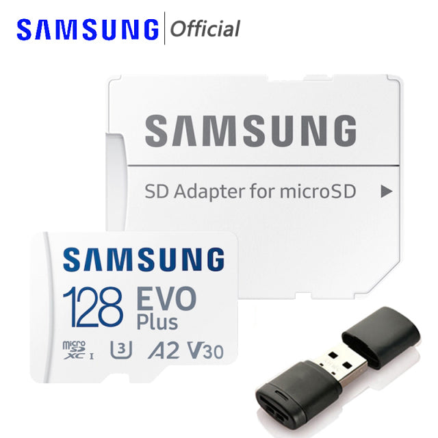 SAMSUNG – Carte micro SD EVO Plus, mémoire Flash TF, 4K, 128 go, 64 go, 32 go, 512 go, 256 go, 128 go, U1 U3
