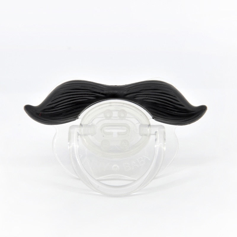 Silicone Funny Nipple Mustache Pacifier Baby Soother Toddler Orthodontic Nipples Red Kiss Lips Teether Baby Feeding