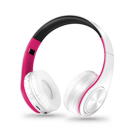 Écouteurs Bluetooth sans fil stéréo pliables avec microphone, Casque d&#39;écoute pour sport mains libres, pour lecteur MP3