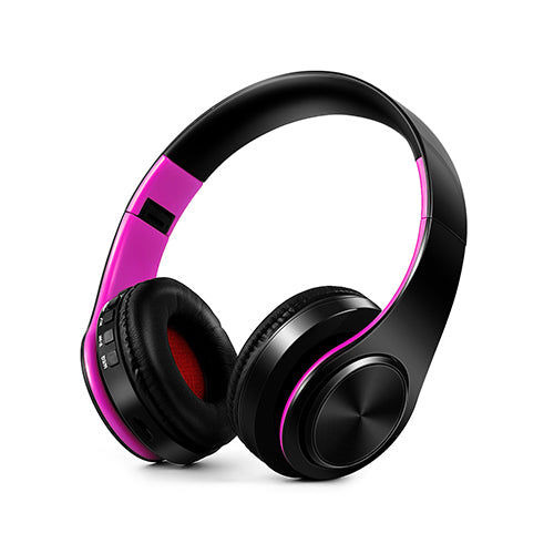 Écouteurs Bluetooth sans fil stéréo pliables avec microphone, Casque d&#39;écoute pour sport mains libres, pour lecteur MP3