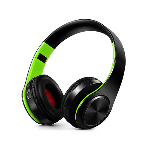 Écouteurs Bluetooth sans fil stéréo pliables avec microphone, Casque d&#39;écoute pour sport mains libres, pour lecteur MP3