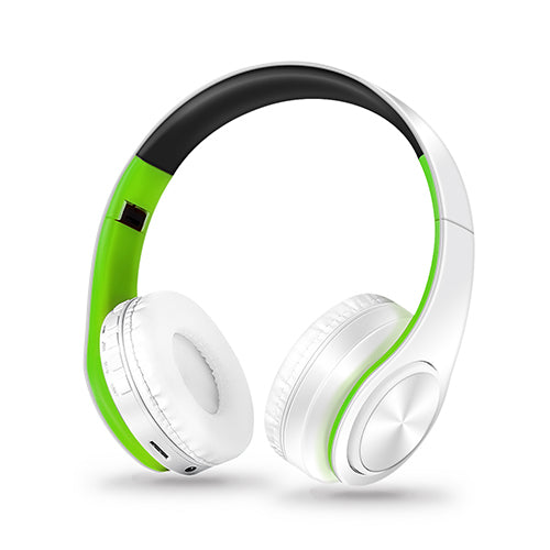 Écouteurs Bluetooth sans fil stéréo pliables avec microphone, Casque d&#39;écoute pour sport mains libres, pour lecteur MP3