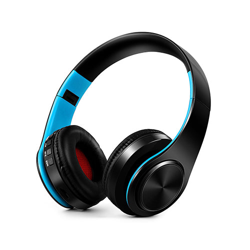 Écouteurs Bluetooth sans fil stéréo pliables avec microphone, Casque d&#39;écoute pour sport mains libres, pour lecteur MP3