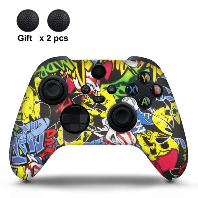 Étui en Silicone souple pour manette Xbox série X/S, housse de protection pour manette de jeu en caoutchouc